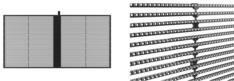 Glass wall screen