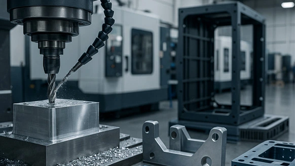 CNC mechanical machining for LED display cabinets — IP65 outdoor enclosures