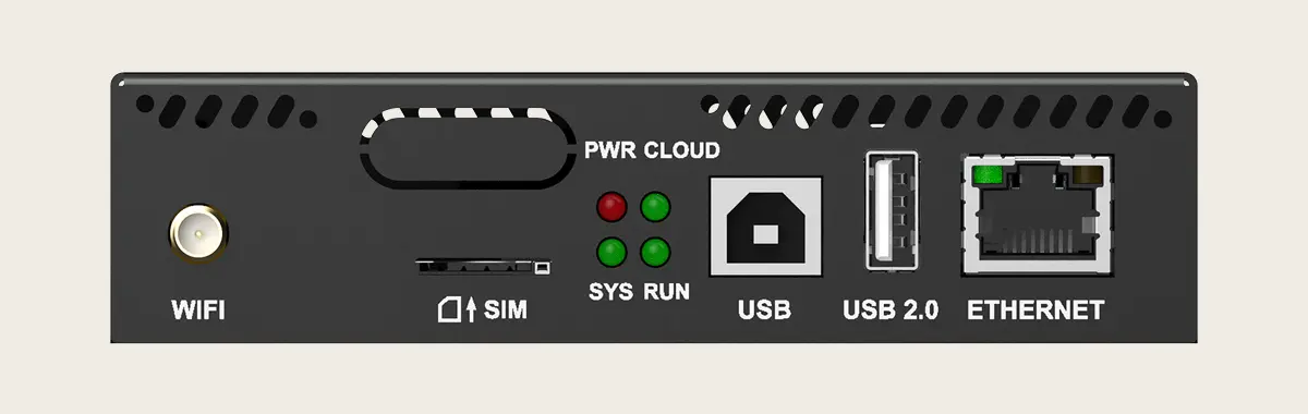 TB10 Plus LED media player, front view