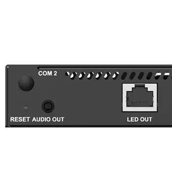 TB10 Plus LED media player, rear connector panel